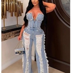 Denim jumpsuit Ladies